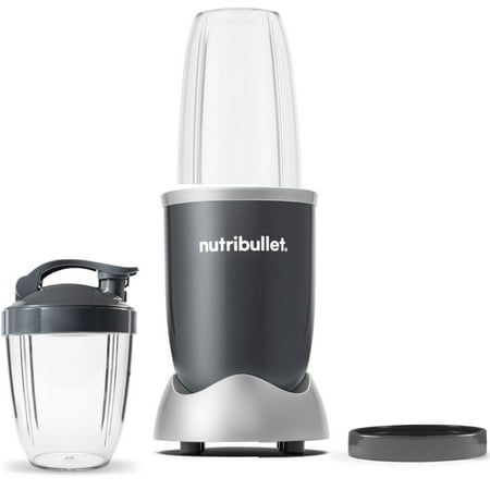 Nutribullet Personal Blender for Shakes, Smoothies, Food Prep, and Frozen Blending, 24 Ounces, 600 Watt, Gray, (NBR-0601) - (Open Box)