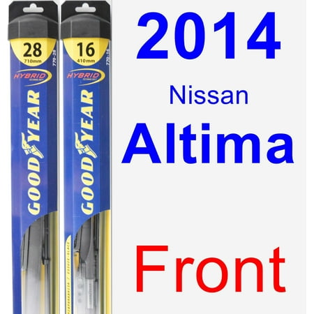 2014 Nissan Altima Wiper Blade Set/Kit (Front) (2 Blades) - (Best Hybrid Wiper Blades)