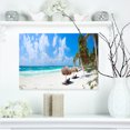 thumbnail image 1 of Bright Caribbean Beach - Impression sur Toile Abstraite, 1 of 3