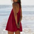 thumbnail image 4 of Afdoent Womens Dresses Athletic Mini Dress Neck Casual Summer Sleeveless Romper Dresses Tennis Workout Outfits Fashion Beach Vacation Clothes, 4 of 7