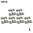 thumbnail image 1 of Picture Frame Keyhole Hanger 10pcs Cold Rolled Steel Wall Hook Z Clip Bracket, 1 of 3