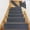 Grey, variant on Kingfansion Non-Slip Stair Treads with Reusable Adhesive, Embossed Anti-Fall Mats for Elderly Kids Pets (8x30 Inches Pre-Cut)