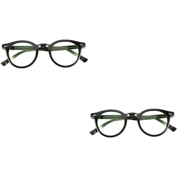 Raindrops 2 Pairs Fashion Sunglasses Summer Sunglasses Round Frame Fashionable Sunglasses