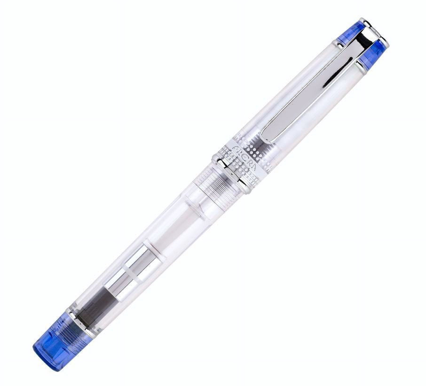 Pilot Prera Fountain Pen - Blue & Clear Body - Medium Point