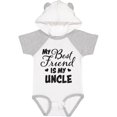 thumbnail image 3 of Inktastic My Best Friend is My Uncle with Hearts Boys or Girls Baby Bodysuit, 3 of 5