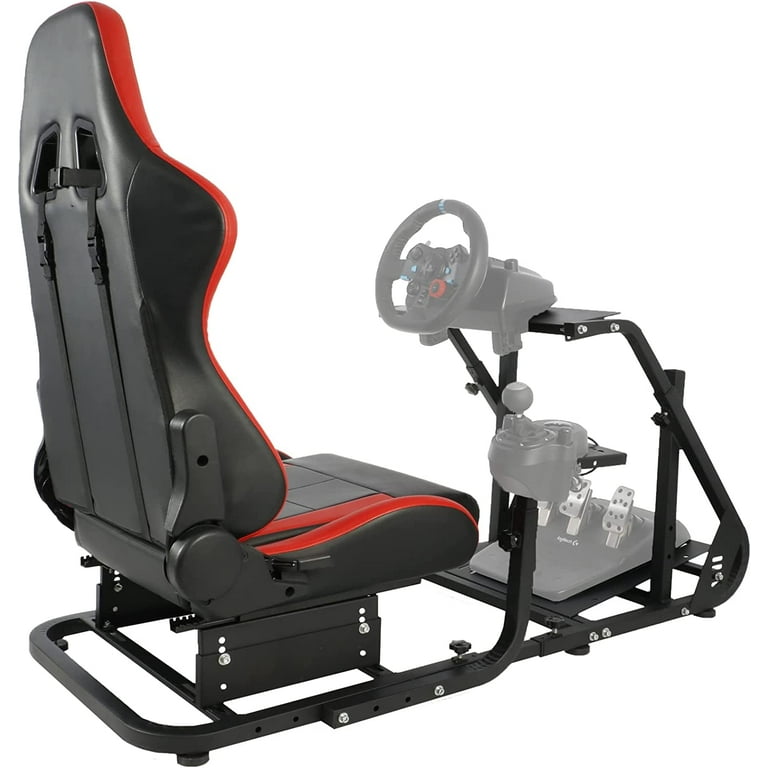 MoNiBloom Racing Simulator Cockpit with Monitor Stand fit for