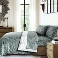 thumbnail image 3 of Solid Color or Printed Floral Winter Brush Deep Pocket Sheet Set by Southshore Fine Linens, 3 of 12