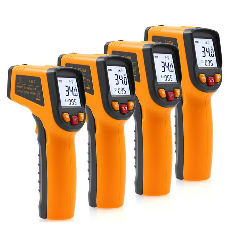 Industrial Handheld Pyrometer Meter Digital Temperature Gun IR Infrared  Thermometer Non-Contact Thermal Heat Sensor 