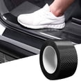 thumbnail image 1 of Car Door Edge Guards Door Sill Protector, 2.7In x 49Ft 5D Carbon Fiber Car Wrap Film, Vinyl Automotive Wrap Film Anti-Collision Fits for Most Vehicles, 1 of 7