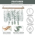 thumbnail image 3 of Bathroom Decor Faux Eucalyptus Wall Hanging Decor - Fake, 3 of 5