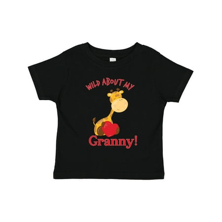 

Inktastic Wild About My Granny Gift Toddler Boy or Toddler Girl T-Shirt