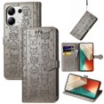 thumbnail image 4 of Funda Cartera FOXDOCK para Xiaomi Redmi Note 13 4G , Flip PU con Relieve de Gatos y Perros, Tarjetero y Soporte, 4 of 6