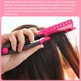 thumbnail image 4 of OAVQHLG3B Straightening Comb For Hair,Flat Iron Comb For Great Tresses Hair Straightener Comb With A Firm Grip,Straightener Comb For Knotty Hair,Styling Comb For Unkempt Hair, 4 of 5