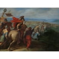 thumbnail image 3 of Otto van Veen 18x14 Black Modern Framed Museum Art Print Titled - The Romans Nearly Overpower the Army of Julius Civilis Through the Treachery of a Batavian (1600 - 1613), 3 of 5