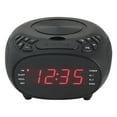 thumbnail image 2 of GPX Dual-Alarm CD/FM Clock Radio with 0.9-In. LED Display, Black, CC318BPT, 2 of 4