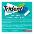 thumbnail image 3 of Goma de mascar Trident Fresh Mix sin azúcar sabor menta con eucalipto 18 pzas, 3 of 4