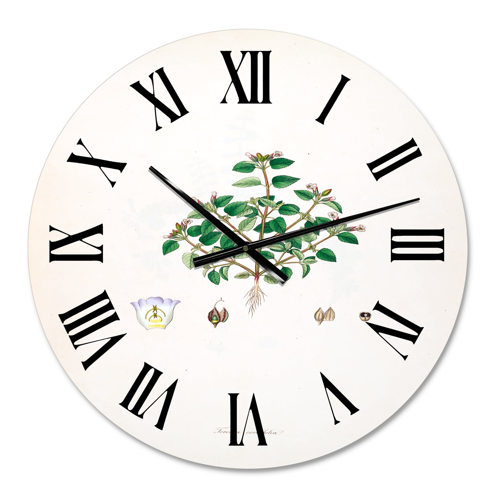 Designart 1 in Farmhouse Wall Clock
