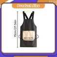thumbnail image 6 of Women’s Kitchen Apron with Pockets, Removable Hand Towel, Waterproof & Oil-Resistant, Multifunctional Cooking Bib Apron, 6 of 9