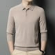 thumbnail image 4 of [Lavable] [Suéter de lujo a máquina para hombre de lana 2024 Otoño e invierno Nuevo polo de solapa de lana pura, 4 of 5