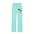 thumbnail image 4 of HOMADLES Mens Casual Sweatpants Elastic Waist Straight Leg Athletic Pants Solid Outdoor Jogger Pants Mint Green S, 4 of 4