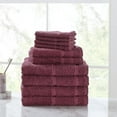 thumbnail image 4 of Mainstays Value 10-Piece Cotton Towel Set with Upgraded Softness & Durability, Raspberry, 4 of 8