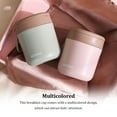thumbnail image 3 of facefd Breakfast Cup Coffee Mug Milk Jar Long-lasting Rustproof Flask Multicolored Household Accessories Water Container Light Green Light Pink/680ML, 3 of 6