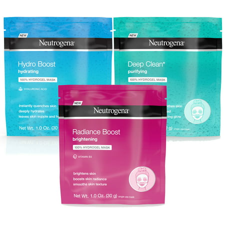 Neutrogena Hydro Boost Face Mask Variety Pack (3 (Best Face Pack In Market)