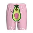 thumbnail image 4 of Gaeub Cute Avocado Printed Men's Short Pajama Pants, Lightweight Lounge & Sleep Bottoms Keep You Cool - 3X-Large, 4 of 9