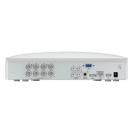 Swann - Professional 8-Channel, 4-Camera Indoor/Outdoor Wired 4K UHD 2TB DVR Security Camera Surveillance System - White