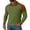 Army Green, variant on UTSJKR Men's Contrast Trim Color Block Waffle Knit Quarter-Zip Button up Collared Shirt, Retro Style Casual Pullover, Daily Street Outdoor Leisure Wear Black M