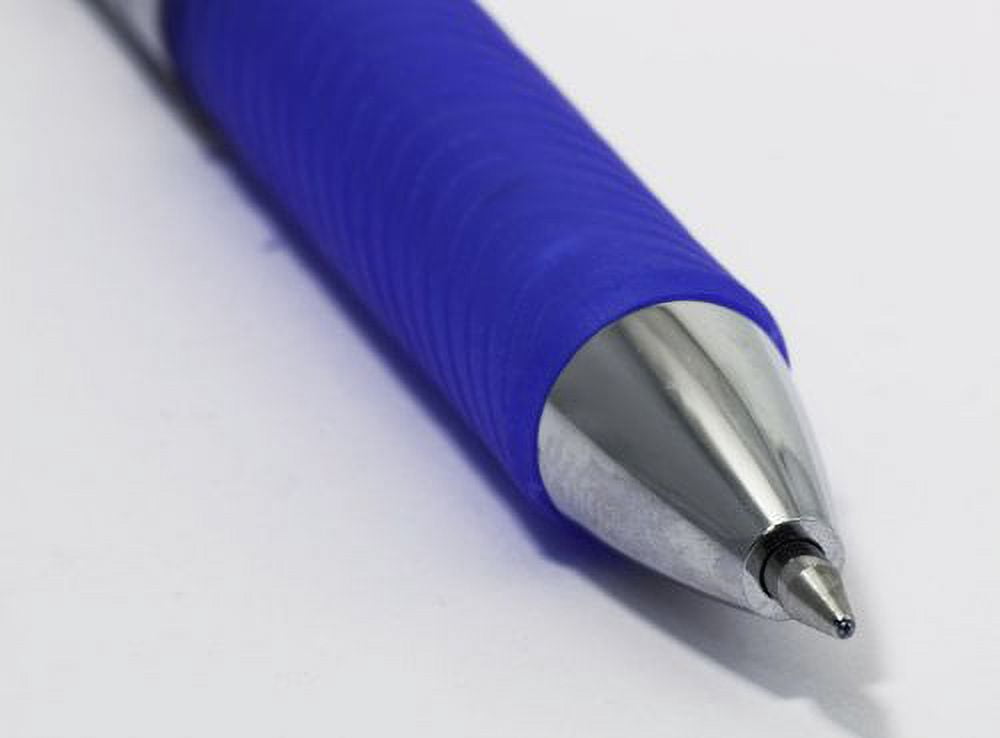 Pentel BL77-CO Energel XM Retractable Gel Pen with 0.7 mm Tip, 0.35 mm Line Width - Blue, Pack of 12
