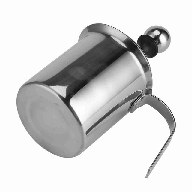 Milk Frother, 400ML/800ML Stainless Steel Manual Milk Frother Double Mesh Coffee Foamer Creamer Blender Whisker