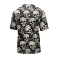thumbnail image 5 of Hearthz Halloween Comfort Colors Tshirt Pumpkin Graphic Crew Neck Shirts for Men Short Sleeve Fall Holiday Mens Sweatshirt, 5 of 6