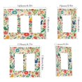 thumbnail image 2 of Yayeee Rocker Switch Wall Plate 3-Gang 6.5"x4.6" Home Decorative Outlet Cover, Cartoon Animals, 2 of 6
