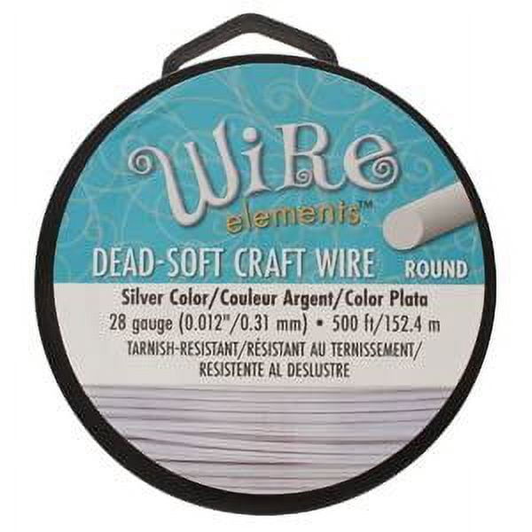 Beadsmith Non Tarnish Craft Wire (28, Silver)
