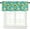 Cyan01, variant on Fall Maple Leaves Window Valance for Kitchen Fall Harvest Pumpkins Short Curtain for Living Room Bedroom Kitchen Cafe Window Home Decor Thanksgiving Autumn Rod Pocket Window Curtain Valance, 54" x 18"