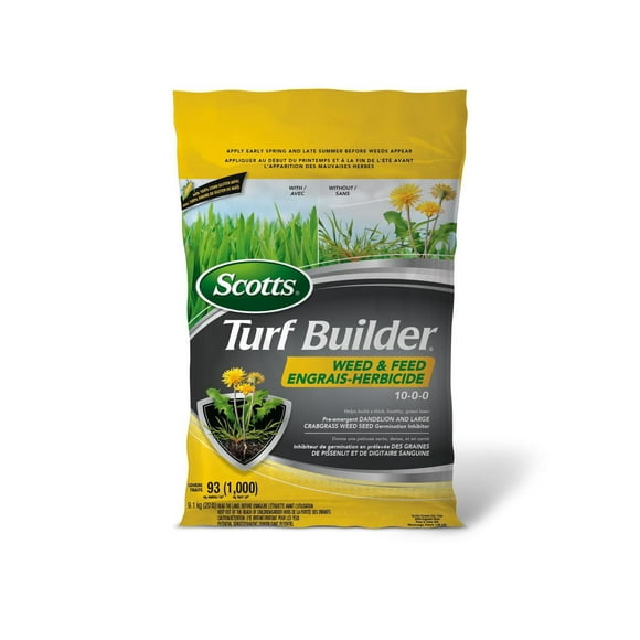 Scotts Turf Builder Weed & Feed 10-0-0 9.1kg, 10-0-0 9.1kg /93m²