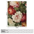 thumbnail image 4 of JEUXUS  Floral Pink Roses Throw Blanket Super Soft Plush Throw Blanket, 4 of 6
