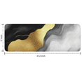 thumbnail image 7 of Black and Gold Marble Glitter Streaks Pattern Kitchen Rug Mat,Kitchen Runner Rugs Non Skid Washable,Decorative Kitchen Floor Mats for Kitchen,Sink,Laundry,17"x47.2", 7 of 7