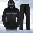 thumbnail image 1 of Chubasquero Dividido ANGGREK Impermeable Conjunto Impermeable Tela Oxford Tipo Hendidura, 1 of 7