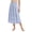 Light Blue, variant on Women's Knee Length Half Slip Skirt with Lace Trim - Soft Breathable Anti-Sheer Moisture Wicking Underskirt for Dresses & Skirts