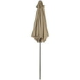 thumbnail image 3 of Northlight 7.5ft Outdoor Patio Market Umbrella with Hand Crank, Taupe, 3 of 5
