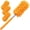Orange, variant on Microfiber Duster for Cleaning,  Hand Washable Dusters with 2pcs Replaceable Microfiber Head, Extendable Pole, Detachable Cleaning Supplies for Office, Car, Window, Furniture, Ceiling Fan