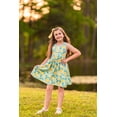 thumbnail image 5 of Millie Loves Lily Girls Mint and Yellow Lemon Print Dress and Short Set, Big Girls, Size 5,2-PCS, 5 of 5