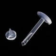 thumbnail image 2 of CNKOO 10Pcs 16G Clear Acrylic Retainer Lip s Nose Studs Labret Ear, 2 of 5
