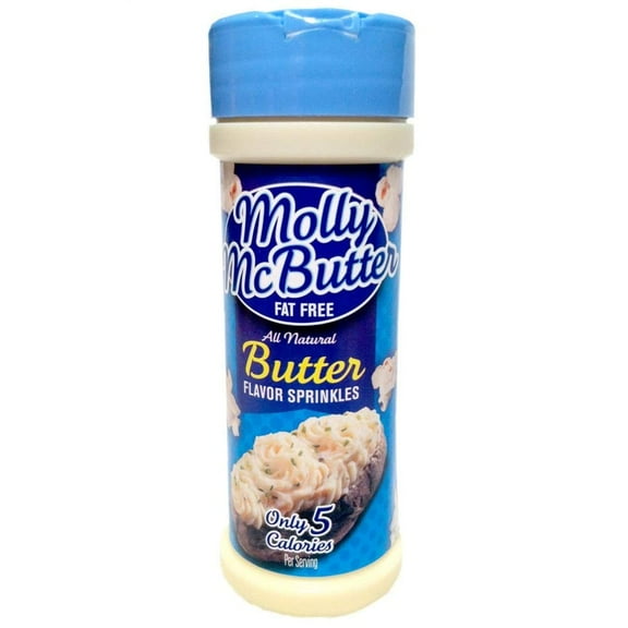 Molly McButter Fat Free OKA4 BUTTER FLAVOR SPRINKLES 2oz (2 Pack)