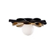 thumbnail image 2 of 372S01MMBFG Varaluz Lighting Daphne - 1 Light Convertible Flush mount In Industrial Style-10 Inches Tall and 18 Inches Wide, 2 of 3