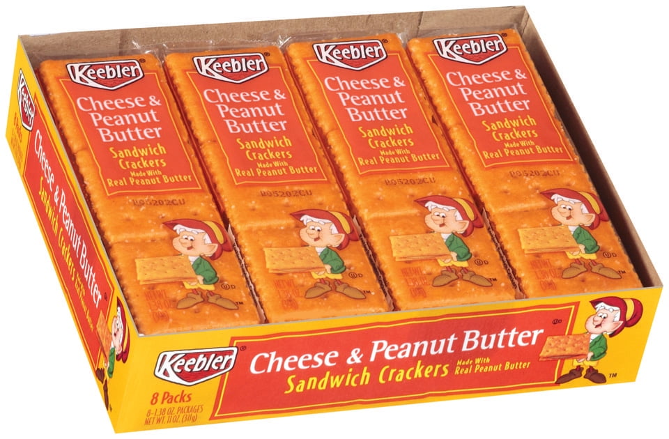 cheese crackers with peanut butter cheese crackers with peanut butter