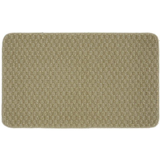 Garland Rug Town Square Solid Tan 24"x40" Kitchen Accent Rug Walmart