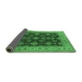 thumbnail image 2 of Ahgly Company Indoor Rectangle Oriental Emerald Green Industrial Area Rugs, 2' x 3', 2 of 4